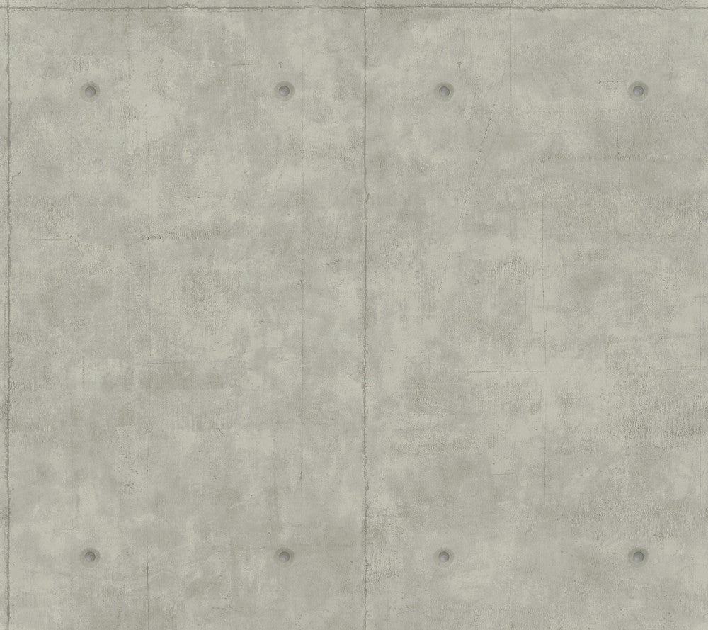 Magnolia Home Concrete Grey Peel & Stick Wallpaper by Magnolia Home York Premium Peel + Stick Covers about 45 square feet 27-in by 20-ft long roll Peel & Stick 24 - Fabric Carolina -