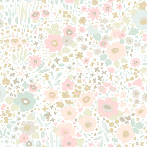 Posey Sidewall Pastel Peel & Stick Wallpaper by Dwell Studio