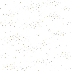 Starlight, Star Bright Silver & Gold Peel & Stick Wallpaper by York Wallcoverings