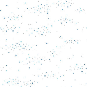 Starlight, Star Bright Blue & Grey Peel & Stick Wallpaper by York Wallcoverings