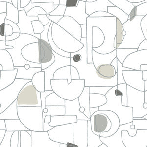Fauvist Neutral Peel & Stick Wallpaper by York Wallcoverings