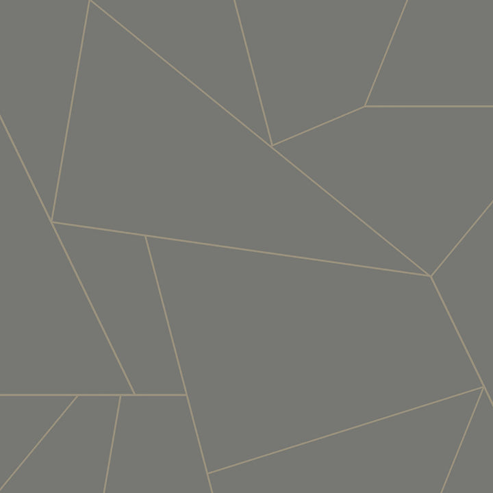 Fractured Prism Grey Peel & Stick Wallpaper by York Wallcoverings York Premium Peel + Stick Risky Business Vol. III Covers about 34.2 square feet 20.5-in by 20-ft long roll Peel & Stick 24 - Fabric Carolina -