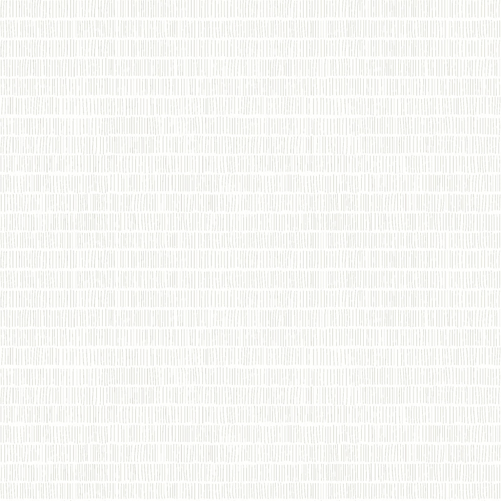 Matchstick White Peel & Stick Wallpaper by Dwell Studio York Premium Peel + Stick Covers about 34.2 square feet 20.5-in by 20-ft long roll Peel & Stick 10.25 - Fabric Carolina -