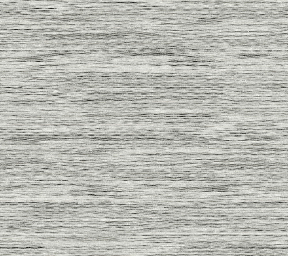 Cattail Weave Grey Peel & Stick Wallpaper by York Wallcoverings Grasscloth, Wood & Stone Covers about 45 square feet 27-in by 20-ft long roll Peel & Stick 24 - Fabric Carolina -