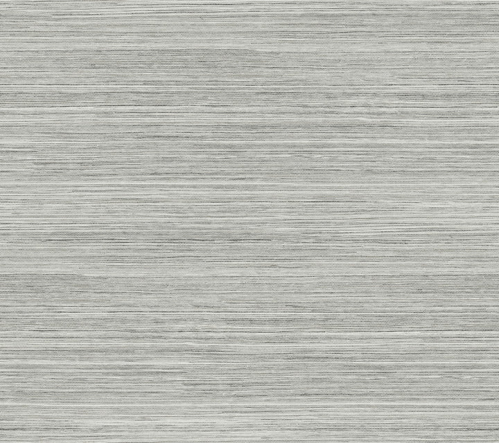 Cattail Weave Grey Peel & Stick Wallpaper by York Wallcoverings Grasscloth, Wood & Stone Covers about 45 square feet 27-in by 20-ft long roll Peel & Stick 24 - Fabric Carolina -