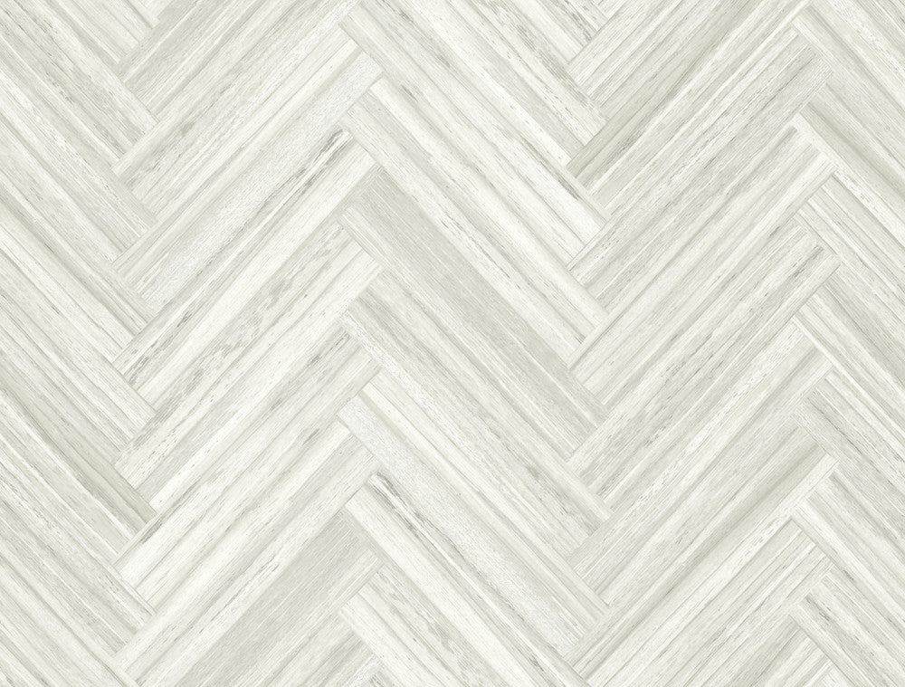 Hermosa Herringbone Beige Peel & Stick Wallpaper by York Wallcoverings Grasscloth, Wood & Stone Covers about 45 square feet 27-in by 20-ft long roll Peel & Stick 20.5 - Fabric Carolina -