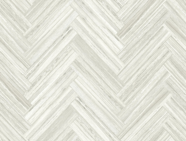 Hermosa Herringbone Beige Peel & Stick Wallpaper by York Wallcoverings Grasscloth, Wood & Stone Covers about 45 square feet 27-in by 20-ft long roll Peel & Stick 20.5 - Fabric Carolina -