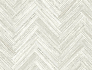 Hermosa Herringbone Beige Peel & Stick Wallpaper by York Wallcoverings