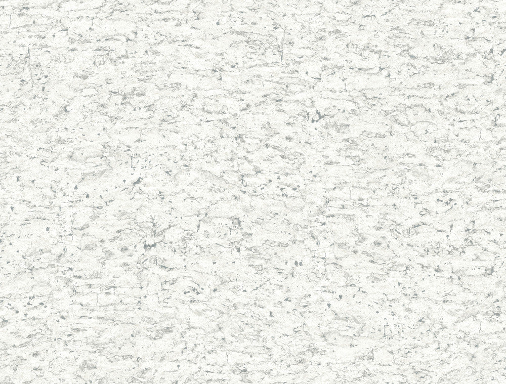Shimmering Cork White Peel & Stick Wallpaper by York Wallcoverings Grasscloth, Wood & Stone Covers about 45 square feet 27-in by 20-ft long roll Peel & Stick 20.5 - Fabric Carolina -
