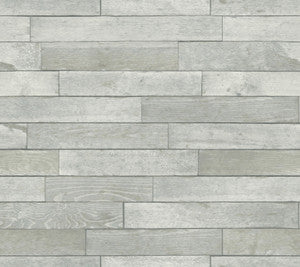 Warehouse Planks Grey Peel & Stick Wallpaper by York Wallcoverings