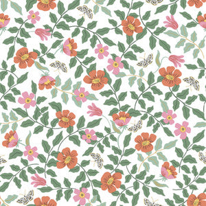 Primrose Rose & Cream Peel & Stick Wallpaper by Rifle Paper Co.