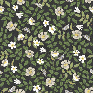 Primrose Off White & Black Peel & Stick Wallpaper by Rifle Paper Co.