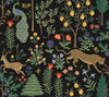 Menagerie Peel and Stick Black by Rifle Paper Co. Wallpaper
