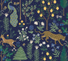 Menagerie Peel and Stick Navy by Rifle Paper Co. Wallpaper