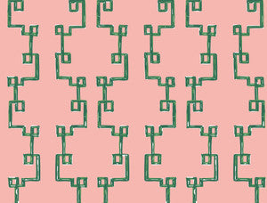 Bamboozled Bahama Pink Peel & Stick Wallpaper by Madcap Cottage