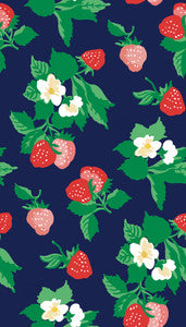 Berry Nice Navy Blue Peel & Stick Wallpaper by Madcap Cottage
