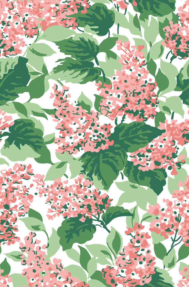 Bar Harbor Southampton Pink Peel & Stick Wallpaper by Madcap Cottage Madcap Cottage Covers about 34.2 square feet 20.5-in by 20-ft long roll Peel & Stick 31 - Fabric Carolina -
