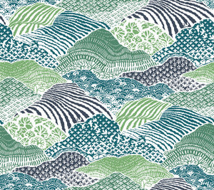 Shangri-La Palm Green Peel & Stick Wallpaper by Madcap Cottage