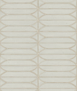 Pavilion Taupe Peel & Stick Wallpaper by Candice Olson