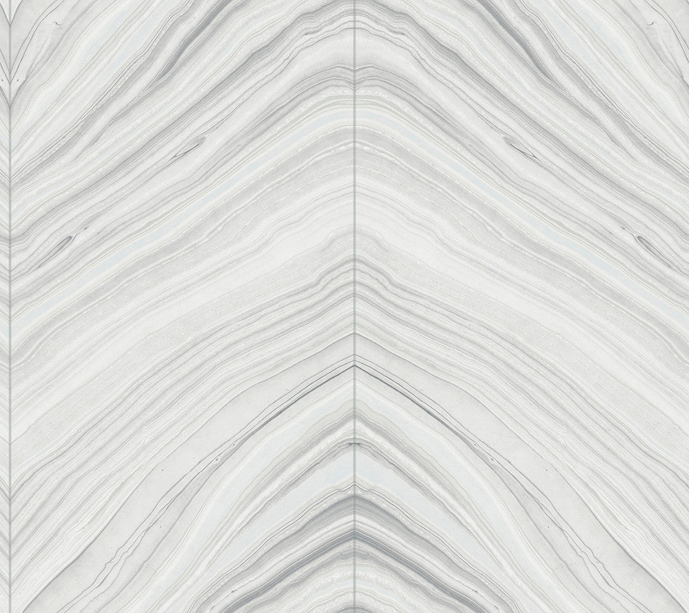 Onyx Strata Sheer Grey Peel & Stick Wallpaper by Candice Olson Simply Candice Covers about 45 square feet 27-in by 20-ft long roll Peel & Stick 24 - Fabric Carolina -