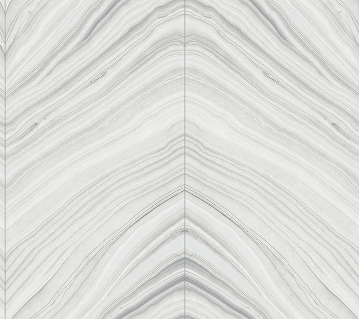 Onyx Strata Sheer Grey Peel & Stick Wallpaper by Candice Olson Simply Candice Covers about 45 square feet 27-in by 20-ft long roll Peel & Stick 24 - Fabric Carolina -