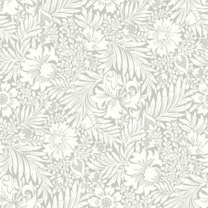 Modern Acanthus Mist Peel & Stick Wallpaper by Erin & Ben