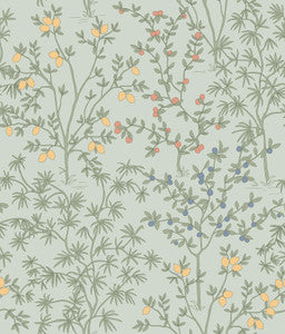Lemon Grove Vintage Duck Egg Peel & Stick Wallpaper by Erin & Ben