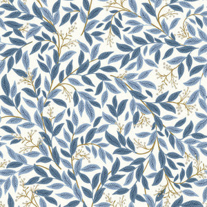 Willowberry Blue & White Peel & Stick Wallpaper by Rifle Paper Co.