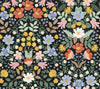 Bramble Garden Peel and Stick Black by Rifle Paper Co. Wallpaper