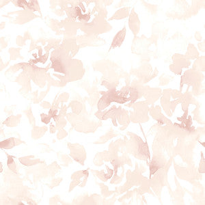 Renewed Floral Pink Wallpaper by Magnolia Home