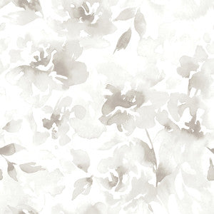 Renewed Floral Neutral Wallpaper by Magnolia Home