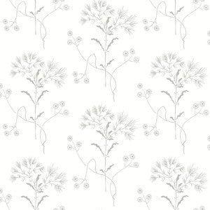 Wildflower Grey Wallpaper by Magnolia Home