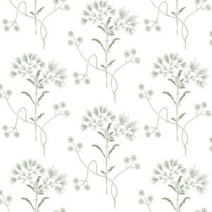 Wildflower Green Wallpaper by Magnolia Home