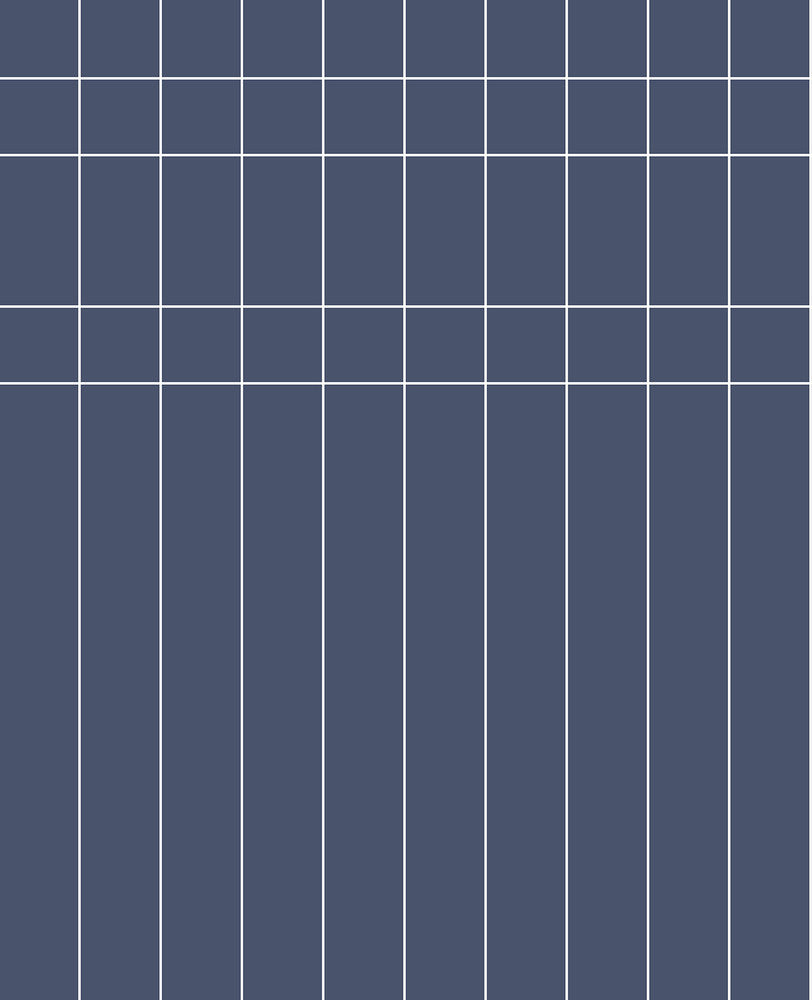 Linear Gridwork Navy Wallpaper by Magnolia Home Magnolia Home Covers about 34.2 square feet 20.5-in by 20-ft long roll Peel & Stick 25.25 - Fabric Carolina -