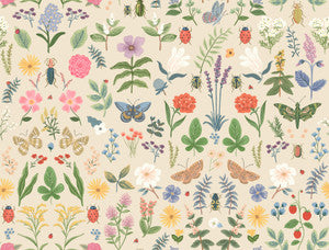 Curio Cream Peel & Stick Wallpaper by Rifle Paper Co.
