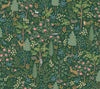 Woodland Peel and Stick Emerald by Rifle Paper Co. Wallpaper