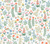 Menagerie Garden Peel and Stick Rose Multi by Rifle Paper Co. Wallpaper