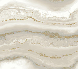 Shifting Sands Beige Peel & Stick Wallpaper by York Wallcoverings