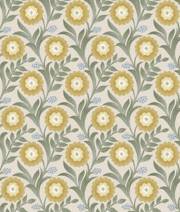 Lillian Sage Floral Vine Peel & Stick Wallpaper by York Wallcoverings