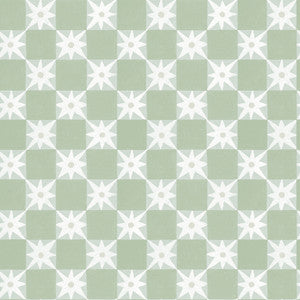 Stardust Green Checkerboard Peel & Stick Wallpaper by York Wallcoverings