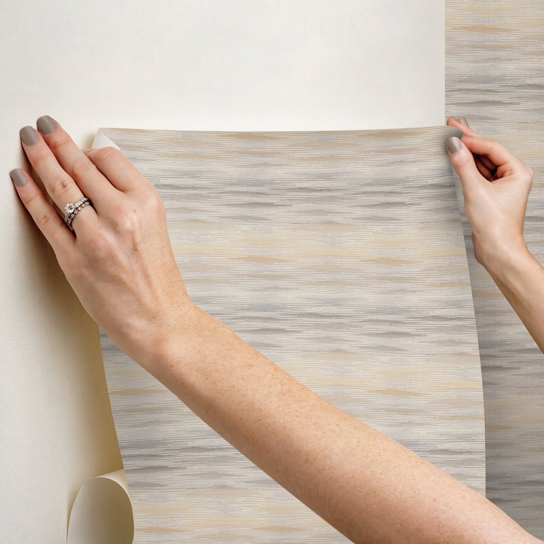 Fireworks Natural Peel & Stick Wallpaper by York Wallcoverings Designer