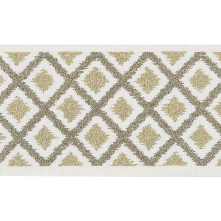 Carnival Braid Cashew by Baker Lifestyle Trim CARNIVAL COTTON - 71%;VISCOSE - 29% India Horizontal: and Vertical: 3.152 - Fabric Carolina -