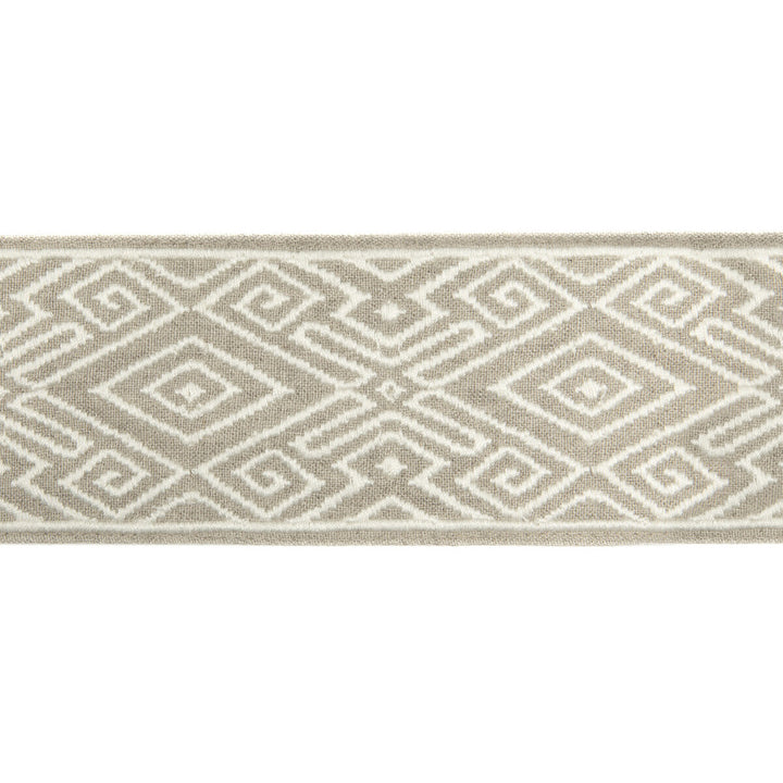 Elvira Braid Stone by Baker Lifestyle Trim HOMES & GARDENS III LINEN - 91%;POLYESTER - 9% India Horizontal: and Vertical: 3.152 - Fabric Carolina -