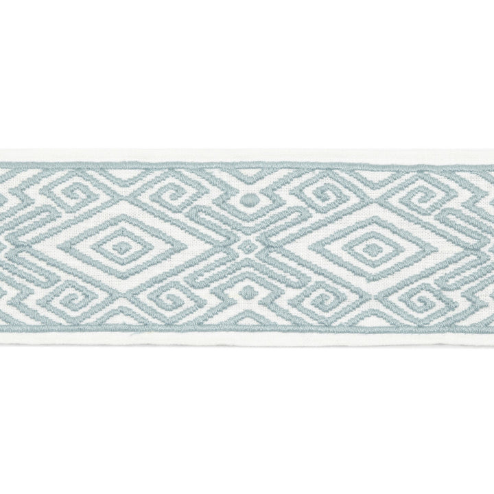 Elvira Braid Aqua by Baker Lifestyle Trim HOMES & GARDENS III LINEN - 91%;POLYESTER - 9% India - Horizontal: - and Vertical: - 3.152 - Fabric Carolina -