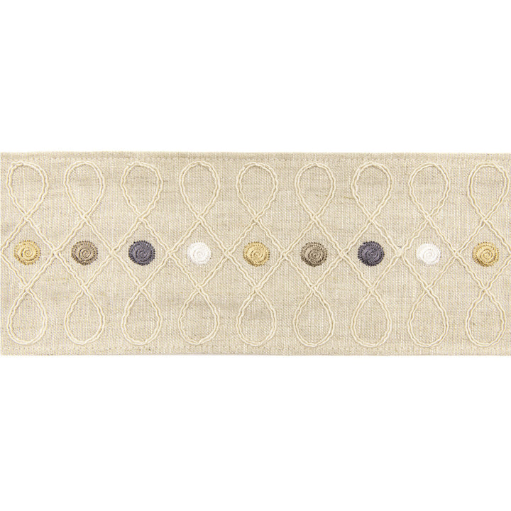 Cordoba Braid Stone by Baker Lifestyle Trim HOMES & GARDENS III LINEN - 90%;POLYESTER - 10% India - Horizontal: - and Vertical: - 3.349 - Fabric Carolina -