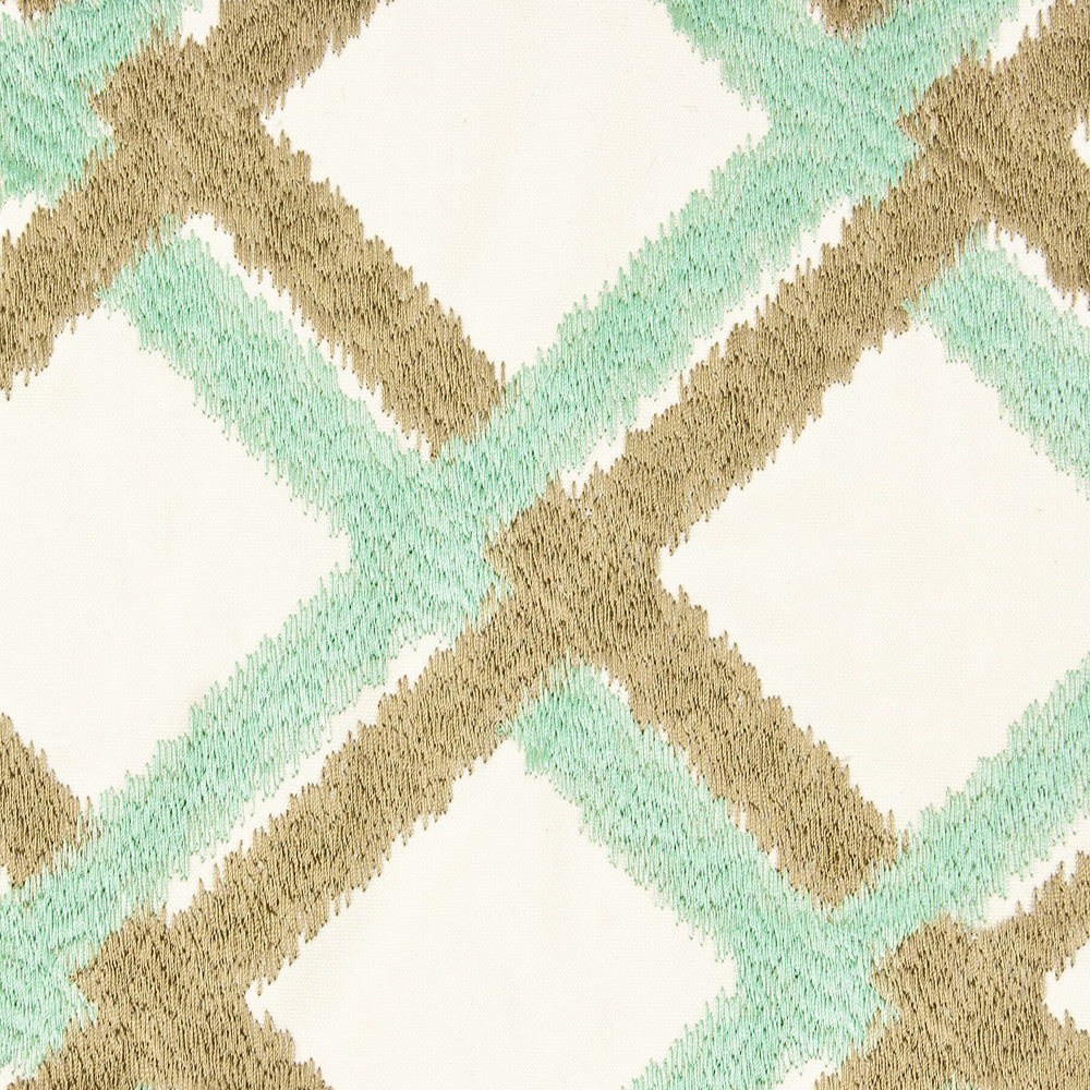 Pulaski 3 Seaspray by Marcus William Fabric MARCUS WILLIAM STEP OUT 100%COT %BEMB INDIA Horizontal: 5.75 and Vertical: 6.125 51.75 in - Fabric Carolina -