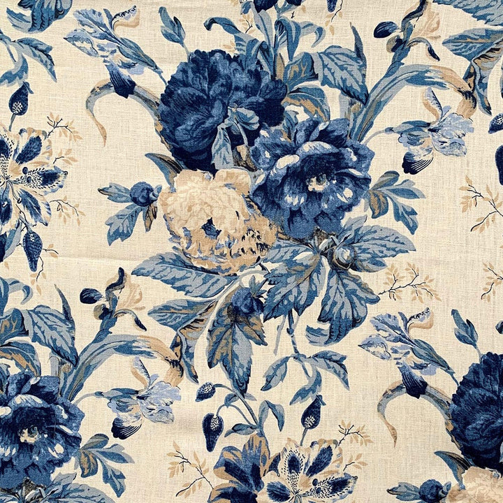 Puling Denim by Magnolia Fabric - 100% LINEN KOREA 12,000 Horizontal: 13.50 and Vertical: 27.00 54" - Fabric Carolina -