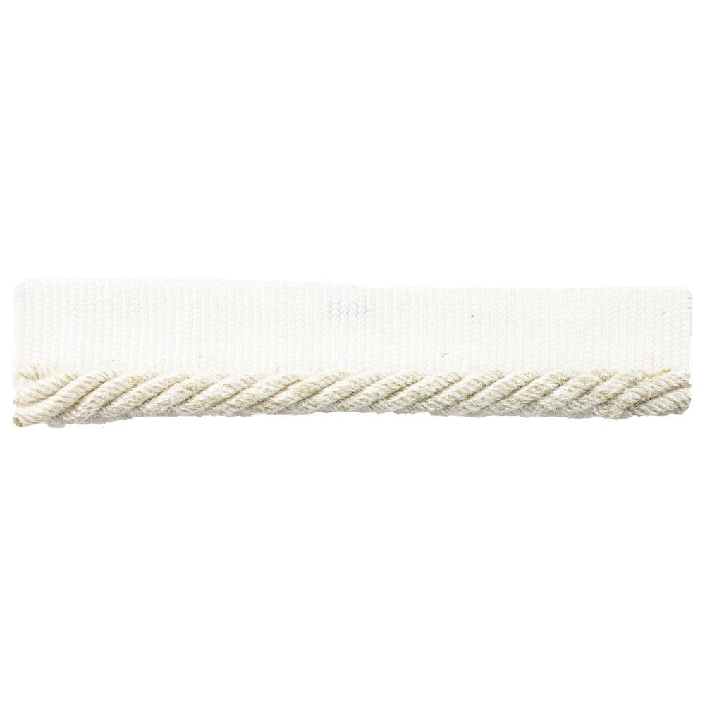 Purdue 5 Natural by Stout Trim METROPOLITAN TRIM 59%ACR 41%POL CHINA Horizontal: 0 and Vertical: 0 0.25 in - Fabric Carolina -