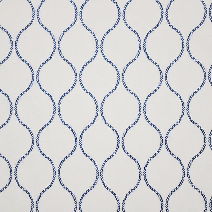 Pearl Strand # 612 Sailor by Maxwell Fabric COLOR THEORY-VOL.IV BLUE CRUSH 85% RAYON/15% POLYESTER
None INDIA See sample </p><p>Repeat: Horizontal: 5" and Vertical: 7.75" 54"EMB.51" - Fabric Carolina -