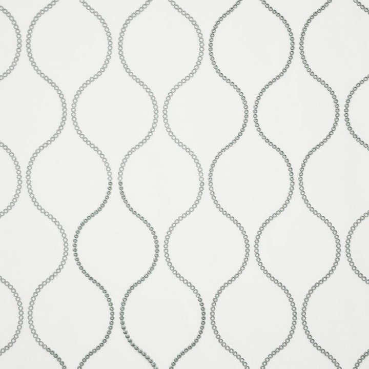 Pearl Strand # 631 Spa by Maxwell Fabric COLOR THEORY-VOL.IV BLUE CRUSH 85% RAYON/15% POLYESTER NONE INDIA V-7.75"H-5" 54"EMB.51" - Fabric Carolina -